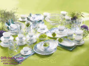 سرویس آرکوپال 45 پارچه  آلیا آبی _ Aliya blue