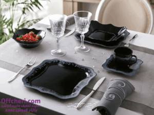 سرویس آرکوپال 38 پارچه آتنتیک سیلور بلک AUTHENTIC_SILVER_BLACK