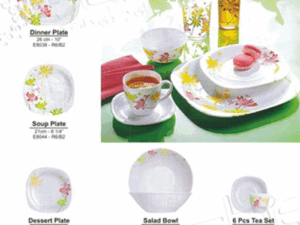 سرویس آرکوپال 38 پارچه کریزی فلاور CRAZY FLOWER