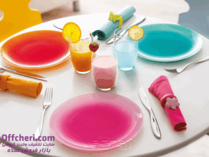 سرویس آرکوپال 38 پارچه فیزفروزن fizz-ferozen
