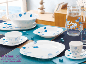 سرویس  آرکوپال  45پارچه میستی آبی MISTY-BLUE