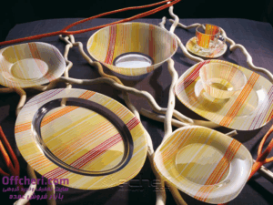 سرویس آرکوپال 38پارچه استریپس نارنجی orange_stripes