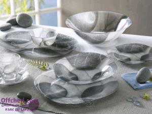 خرید و قیمت سرویس لومینارک فرانسه38 پارچه  pebbles