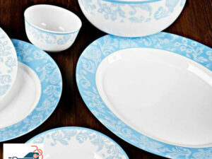 سرویس آرکوپال 26 پارچه بورمیولی گردمدل اپی سودیا آبی     Bormioli Episodia Dinnerware Sets