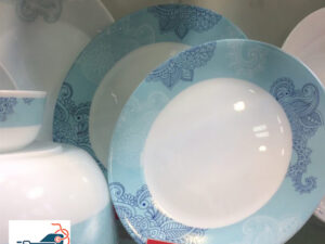 سرویس آرکوپال 26 پارچه بورمیولی گردمدل آلیس آبی - Bormioli Dinnerware Set