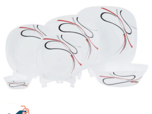 سرویس آرکوپال 26 پارچه مربع مدل بریس بورمیولی - Bormioli Breath Dinnerware Set