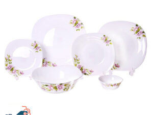 سرویس آرکوپال 26 پارچه بورمیولی مربع مدل روژین - Bormioli Rojin Dinnerware Set