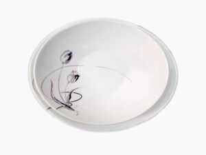 سرویس آرکوپال بورمیولی 26 پارچه بیضی مدل لاله بنفش   BORMIOLI PROMETEO 26 PCS DINNERWARE SET