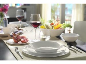 سرویس آرکوپال بورمیولی 26 پارچه مدل گرد سفید ساده - BORMIOLI RONDA SIMPLE WHITE 26 PCS DINNERWARE SET