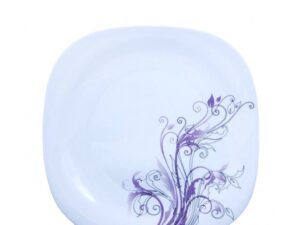 سرویس آرکوپال بورمیولی 26 پارچه مربع مدل 125 بنفش - BORMIOLI PARMA 26 PCS DINNERWARE SET