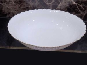 خرید و قیمت دیس گرد گود لب طلا کد c197 پارس اوپال